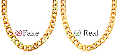 real vs fake chains+means